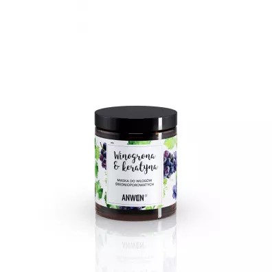 Anwen Maska do w�os�w �rednioporowatych Winogrona i keratyna 180 ml