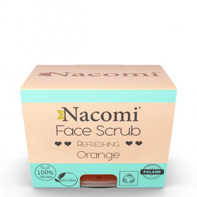 Nacomi Face Scrub peeling odwieajcy do twarzy i ust Orange 80 g