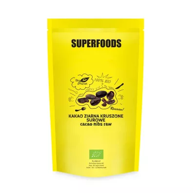 Bio Planet Kakao ziarna kruszone surowe 600 g Bio
