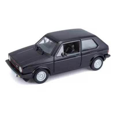 Bburago model volkswagen golf mk1 gti 1979 black 1:24