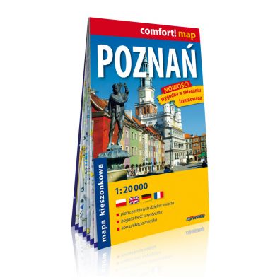 comfort!map Plan miasta Poznań 1:20 000