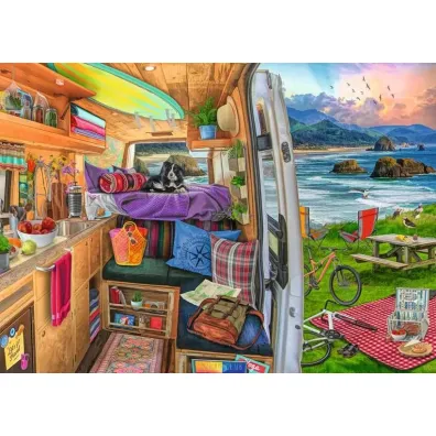 Puzzle 500 el. 2D Wakacyjny klimat Ravensburger