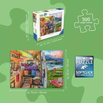 Puzzle 500 el. 2D Wakacyjny klimat Ravensburger