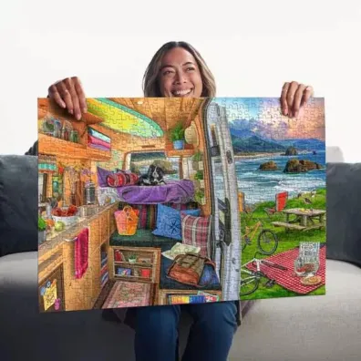 Puzzle 500 el. 2D Wakacyjny klimat Ravensburger