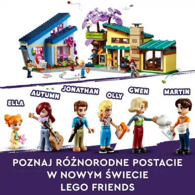 LEGO Friends Dom rodzinny Olly'ego i Paisley 42620