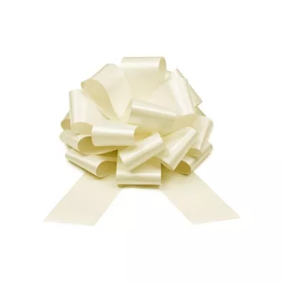 PartyDeco Kokarda dekoracyjna DIY z�amana biel 30cm
