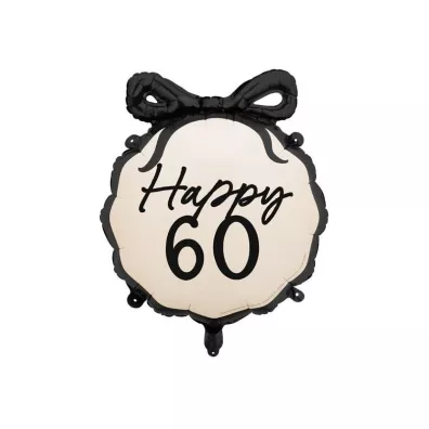Balon foliowy pastylka Happy 60 47,5x45cm