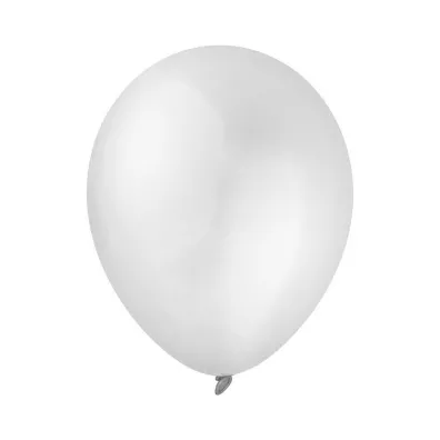 Balony Decomex metallic White 100szt
