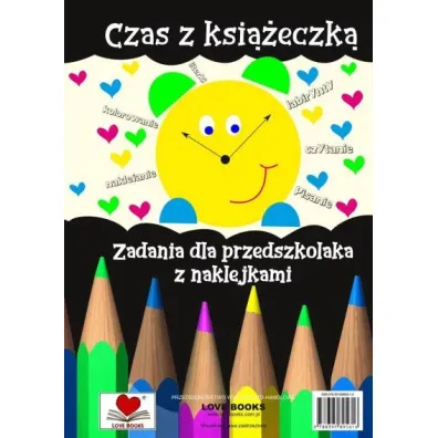 Czas z ksi��eczk�. Zadania dla przedszkolaka z naklejkami - Agnieszka Wile�ska