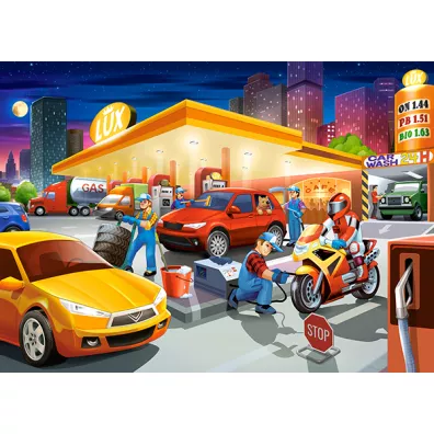 Puzzle 60 el. Gas Station Castorland