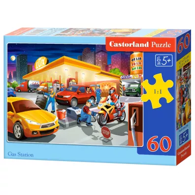 Puzzle 60 el. Gas Station Castorland