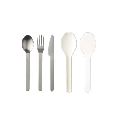 Mepal Zestaw sztu�c�w Ellipse bia�y (uszkodzone opakowanie)