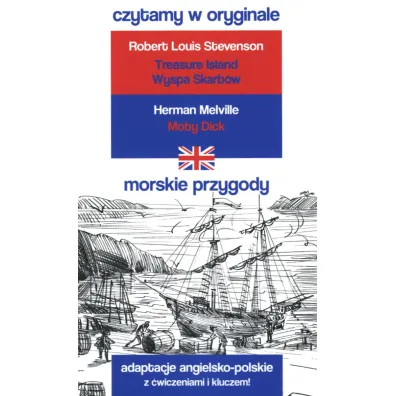 Morskie przygody. Czytamy w oryginale - Robert Louis Stevenson, Melville  Hermann