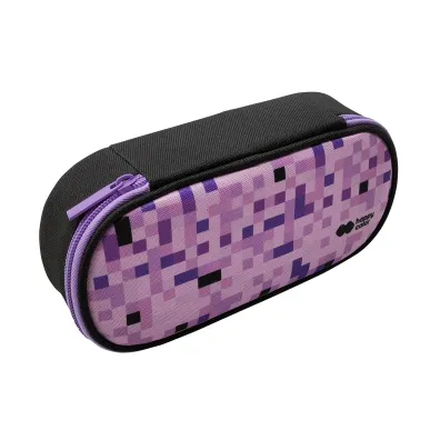 Happy Color Pi�rnik saszetka z zamkiem i klapk� wewn�trzn�, owalny, PIXI Violet