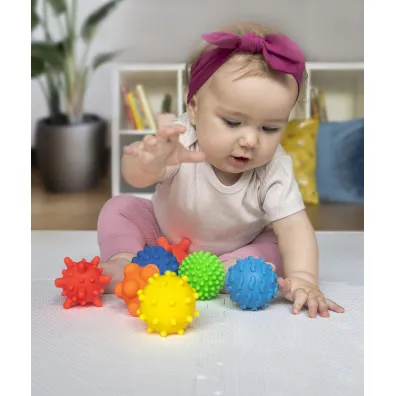 Sensorki Tullo Pi�ki sensoryczne 8 szt. bez dziurki