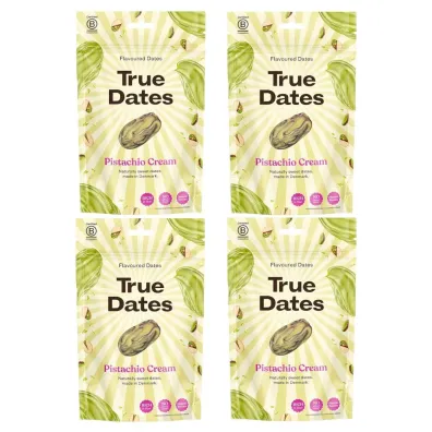 True Dates Daktyle o smaku Pistachio Cream Zestaw 4 x 100 g