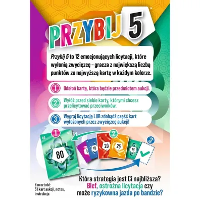 Gra karciana Przybij 5 TREFL