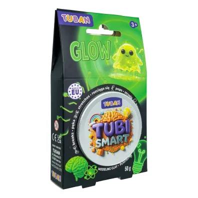 Tuban Tubi Smart, Plastelina - Glow 50g