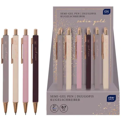 Interdruk INT D�ugopis metalowy Satin Gold