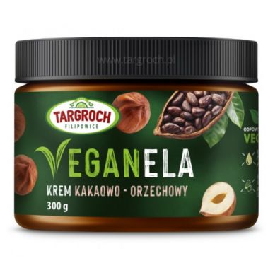 Targroch Krem kakaowo-orzechowy Veganela 300 g