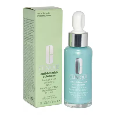 Clinique Anti-Blemish Solutions Blemish + Line Correcting Serum korygujące serum do twarzy 30 ml Clinique Anti-Blemish Solutions Blemish + Line Correcting Serum korygujące serum do twarzy 30 ml