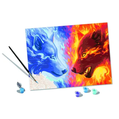 Malowanie po numerach CreArt - Wilki Ravensburger
