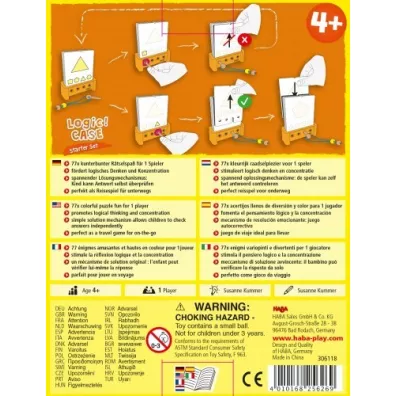 Logic! CASE Starter Set 4+ Haba