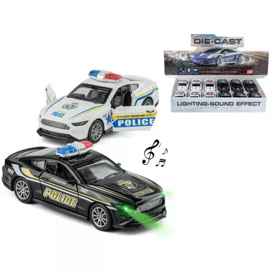 Policja ze �wiat�em i d�wi�kiem metalowa Trifox