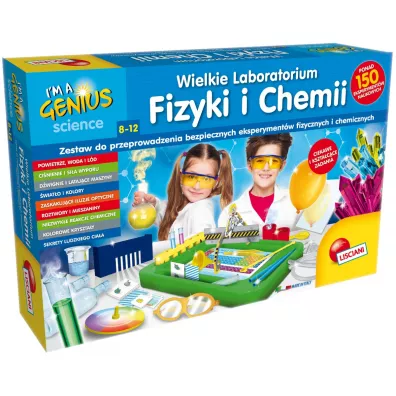I`m a Genius. Wielkie laboratorium Fizyki i Chemii Lisciani