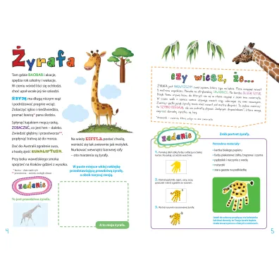 Mistrzowie rozmiar�w. �yrafa i przyjaciele