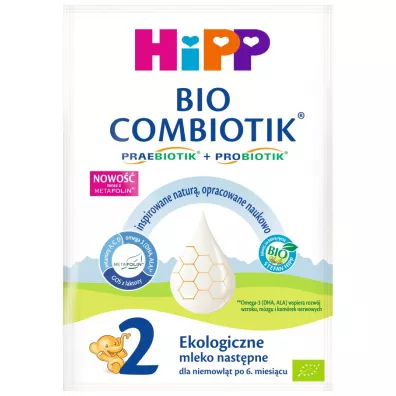 Hipp 2 Bio Combiotik mleko nast�pne dla niemowl�t po 6. miesi�cu 27 g Bio