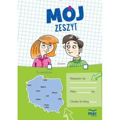 M�j zeszyt. Zeszyt dla przedszkolaka kratka 16 kartek