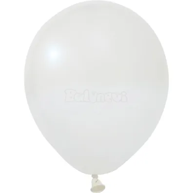 GoParty Balony lateksowe Metallic bia�e 25cm