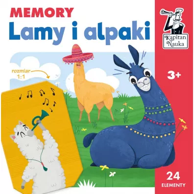 Memory. Lamy i alpaki. Kapitan Nauka Edgard