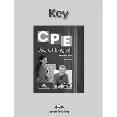 CPE Use of English. Answer Key - Virginia Evans