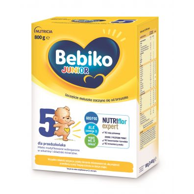Bebiko Junior 5 Mleko modyfikowane dla dzieci od 2.5 roku ycia 800 g