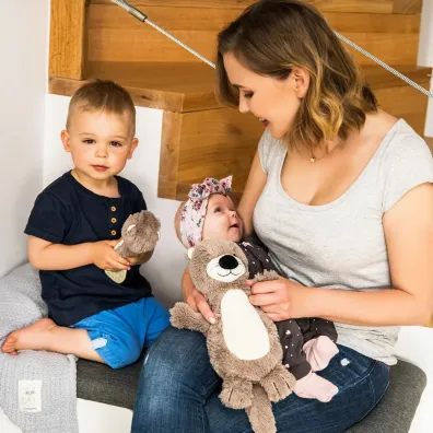 Babyono Przytulanka dla niemowlt Otter Maggie