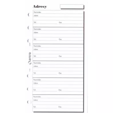 Antra Wk�ad do organizera Adresy