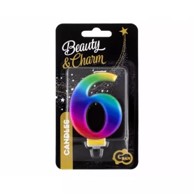 Godan �wieczka cyferka 6 Galaxy PF-SCG6 8cm