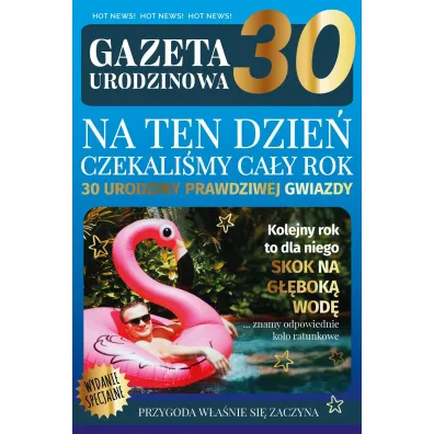 Armin Style KARNET URODZINY 30 130X210 Z KOP AS AS-44 FOL