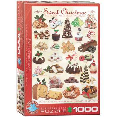 Puzzle 1000 el. Sweet Christmas Eurographics