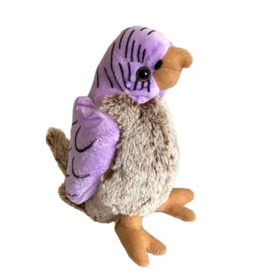 Papuga fioletowo-br�zowa 17cm Beppe