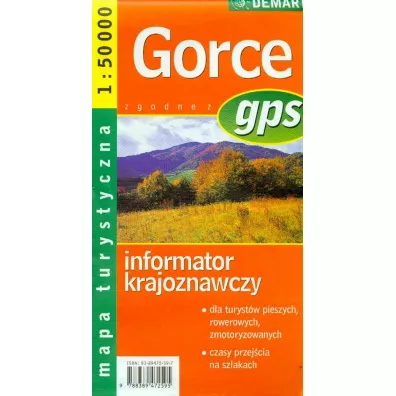 Mapa turystyczna Gorce 1:50 000