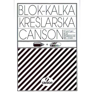 Canson Kalka kre�larska A3 90/95 g 200005323 20 kartek