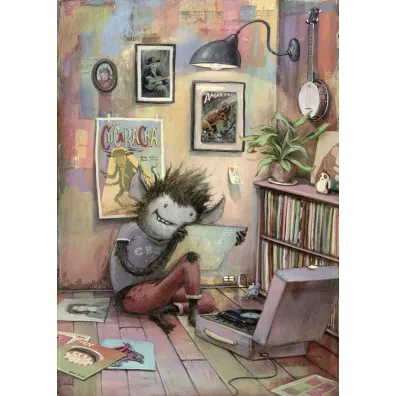 Puzzle 1000 el. Zozoville, Mi�o�nik p�yt winylowych Heye
