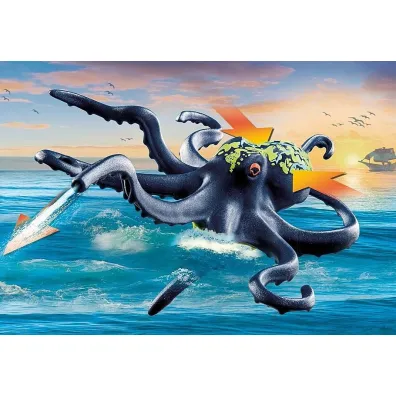 Playmobil Pirates Walka z gigantyczn� o�miornic� 71419