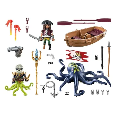 Playmobil Pirates Walka z gigantyczn� o�miornic� 71419