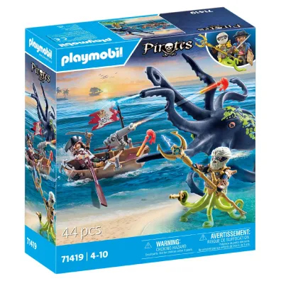 Playmobil Pirates Walka z gigantyczn� o�miornic� 71419