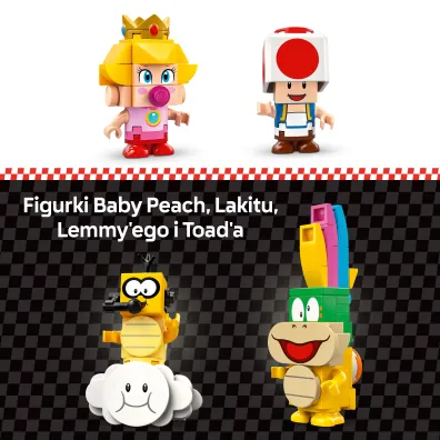 LEGO Super Mario Mario Kart™ – Zestaw Baby Peach i Grand Prix 72036