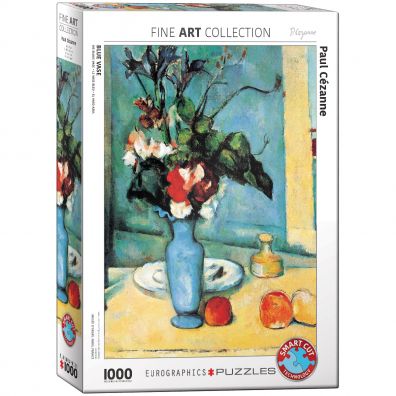 Puzzle 1000 el. Niebieska waza, Paul Cezanne Eurographics
